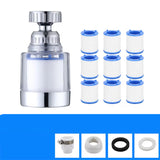360?ø Swivel Faucet Water Filter Removes Chlorine and Heavy Metals for Soft and Hard Water