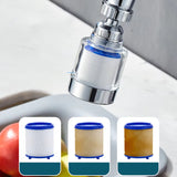 360?ø Swivel Faucet Water Filter Removes Chlorine and Heavy Metals for Soft and Hard Water