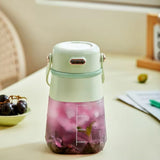 500ml Portable Wireless Electric Juicer Blender with Rechargeable 1500mAh Battery