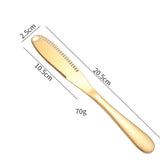 Stainless Steel Butter Knife with Cheese Cutter and Holes for Spreading Jam, Bread, and Desserts
